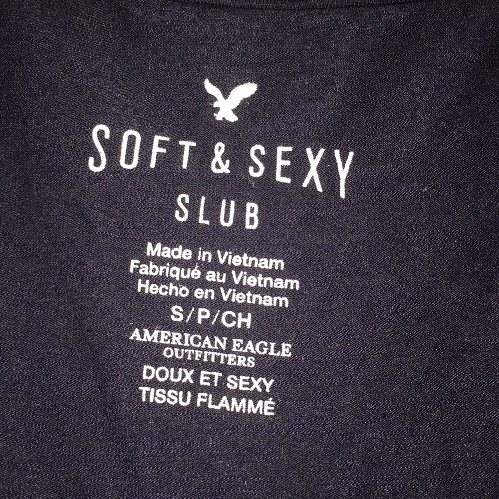 blue and purple ombré american eagle shirt - Picture 4 of 4
